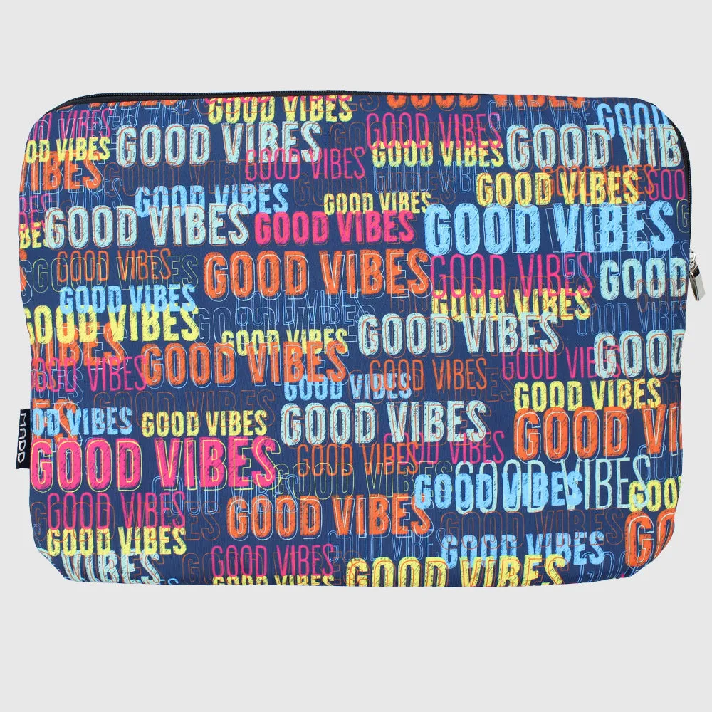 15 Inch Laptop Sleeve Bag (Good Vibes)