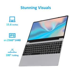 15.6 Inch 16GB Intel Celeron Laptop Windows 11 Notebook