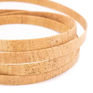 15mm flat cork cord for bag supply and Jewelry COR-527(10Meters)