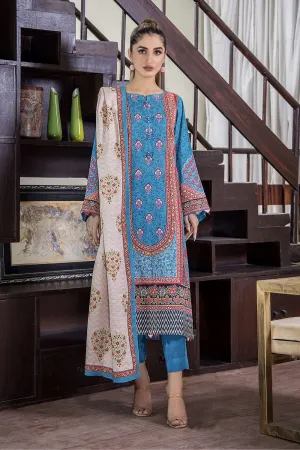 3 Pcs Unstitched Khaddar Suit KKH-2222