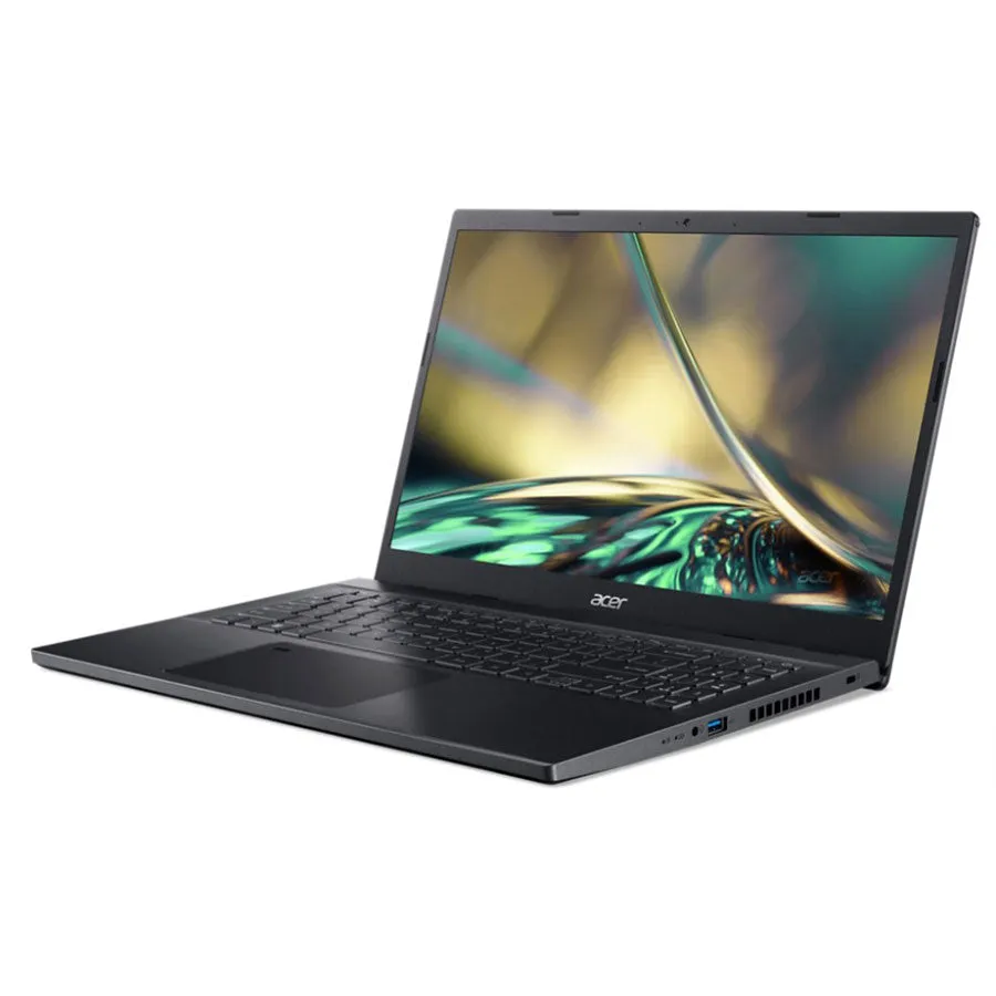 Acer Aspire 7 A715-76G-53J9 Laptop (Charcoal Black) | 15.6" FHD 1920 x 1080 |  i5-12450H | 8GB RAM | 512 SSD | GTX 1650 | Windows 11 Home | MS Office Home & Student 2021 | Acer Entry Run Rate Backpack E-1620-P