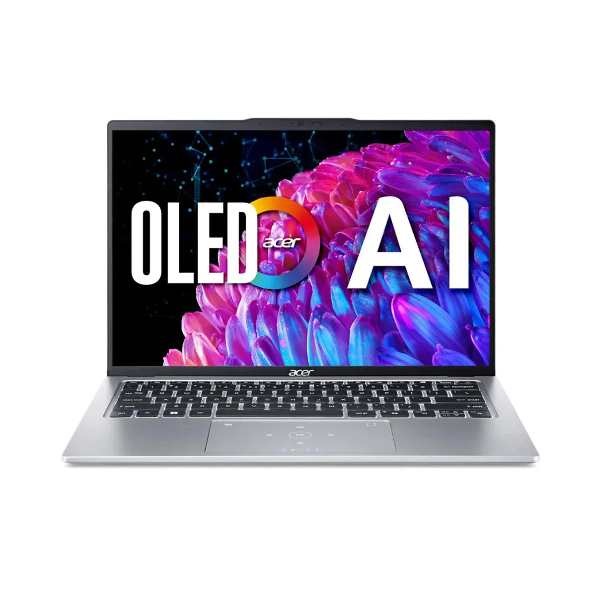 Acer Swift Go 14 SFG14-73-59GV Laptop (Pure Silver) | 14" FHD (1920x1080) OLED | Ultra 5 125H | 16GB RAM | 512GB SSD | Intel Arc Graphics | Windows 11 Home   MS Office Home & Student 2021   Acer Entry Run Rate Backpack E-1620-P