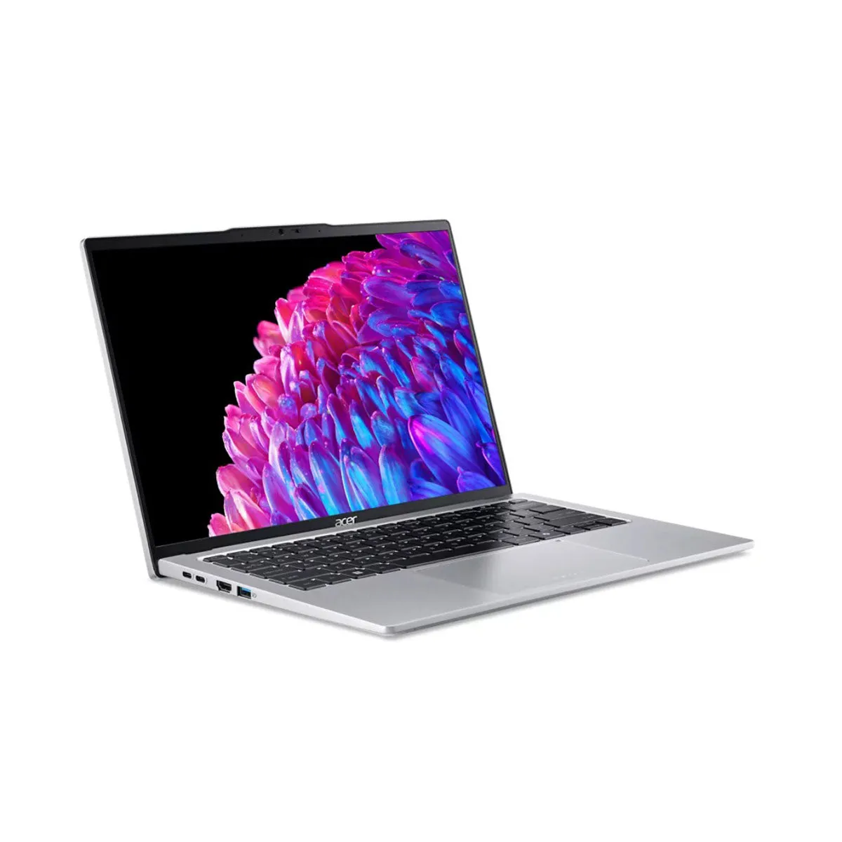 Acer Swift Go 14 SFG14-73-59GV Laptop (Pure Silver) | 14" FHD (1920x1080) OLED | Ultra 5 125H | 16GB RAM | 512GB SSD | Intel Arc Graphics | Windows 11 Home   MS Office Home & Student 2021   Acer Entry Run Rate Backpack E-1620-P