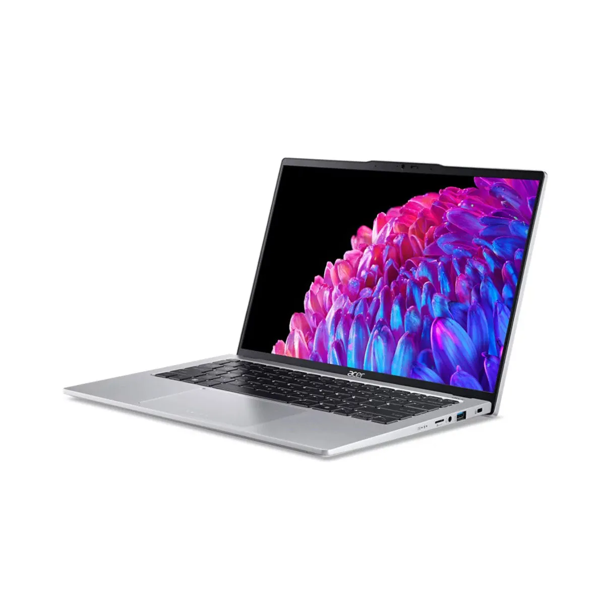 Acer Swift Go 14 SFG14-73-59GV Laptop (Pure Silver) | 14" FHD (1920x1080) OLED | Ultra 5 125H | 16GB RAM | 512GB SSD | Intel Arc Graphics | Windows 11 Home   MS Office Home & Student 2021   Acer Entry Run Rate Backpack E-1620-P