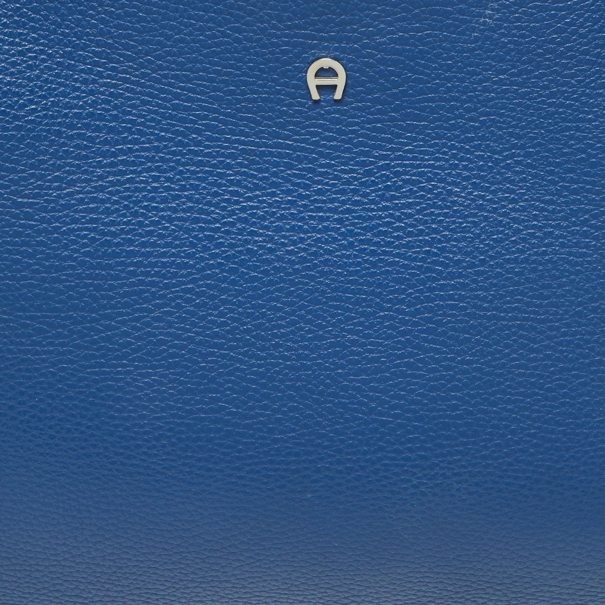 AIGNER Blue Leather Cybill Tote