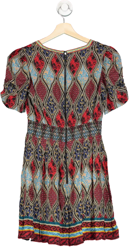 Alice   Olivia Jewel Multi Printed Dress Size UK 8