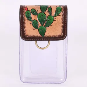 American Darling Cactus Clear Crossbody