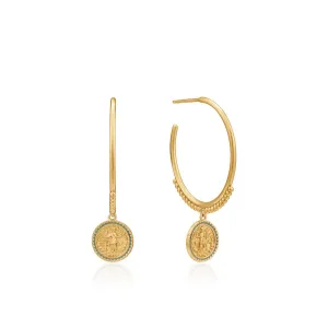 Ania Haie Emperor Hoop Earrings - Gold