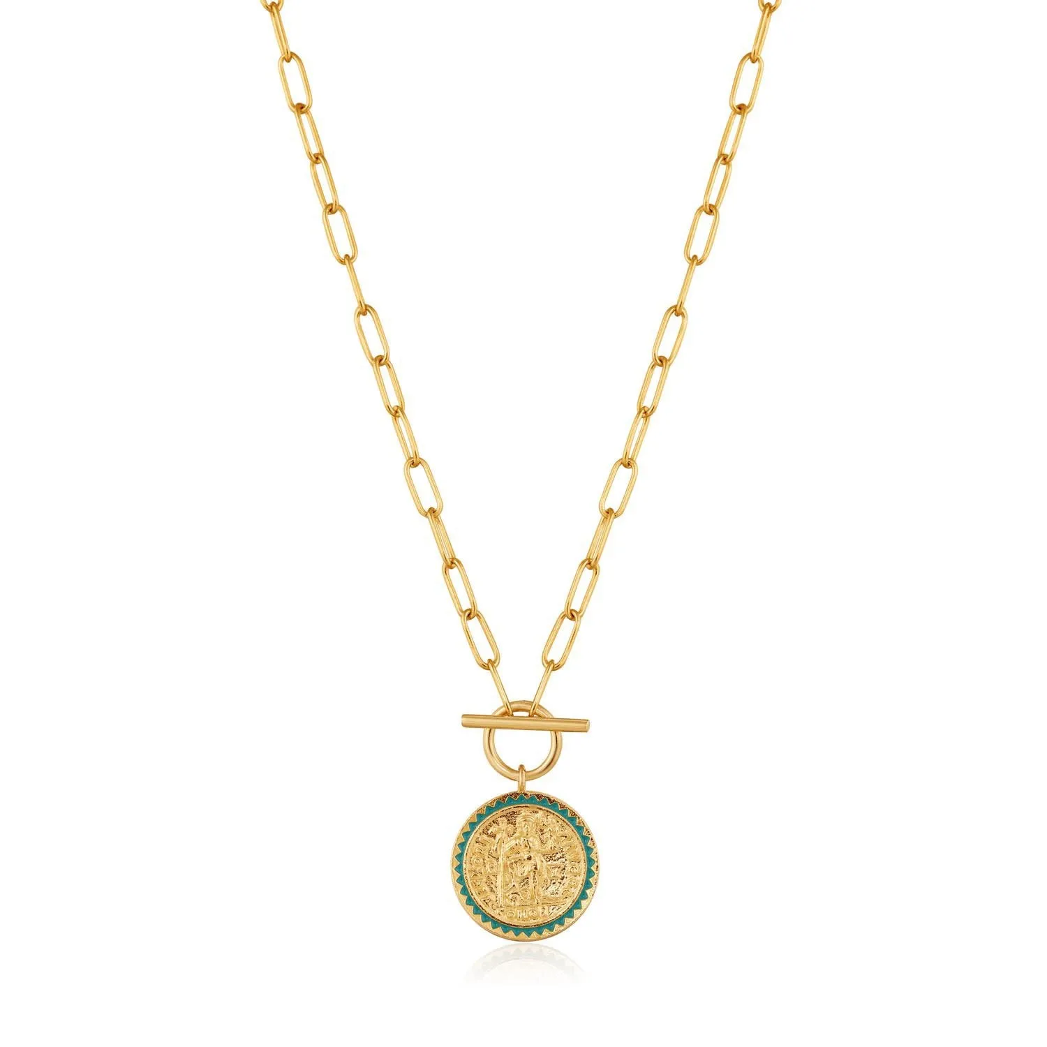 Ania Haie Emperor T-Bar Necklace - Gold