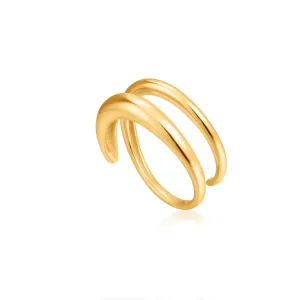 Ania Haie Luxe Twist Ring - Gold