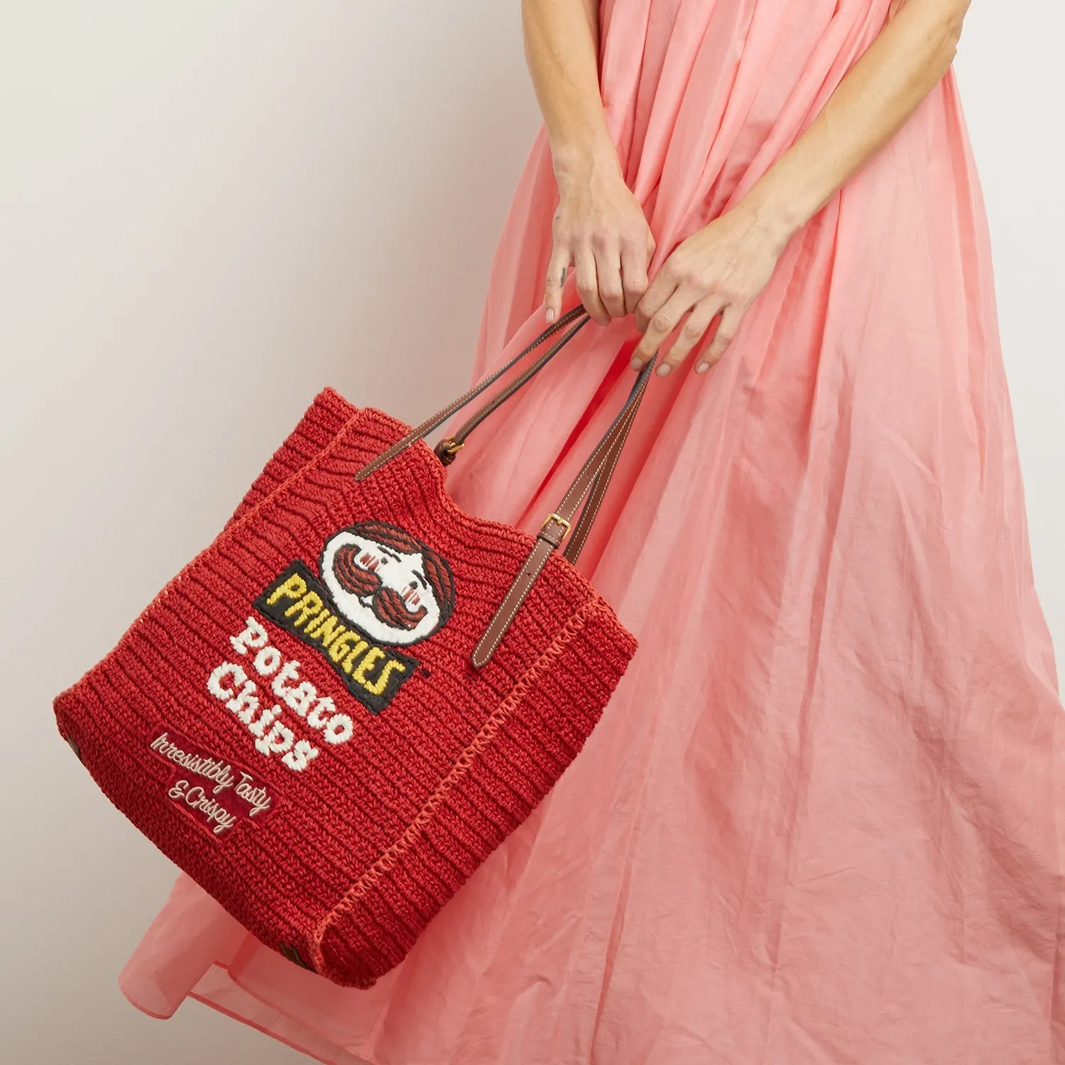 Anya Brands Pringles Raffia Tote