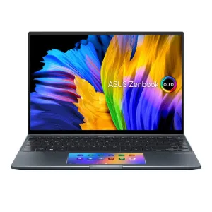 ASUS Zenbook 14X OLED 14 Touchscreen Laptop (i7-1165G7, 16GB RAM, 1TB NVMe SSD, MX450 GPU, 2.8K OLED, Windows 11) - Pine Gray