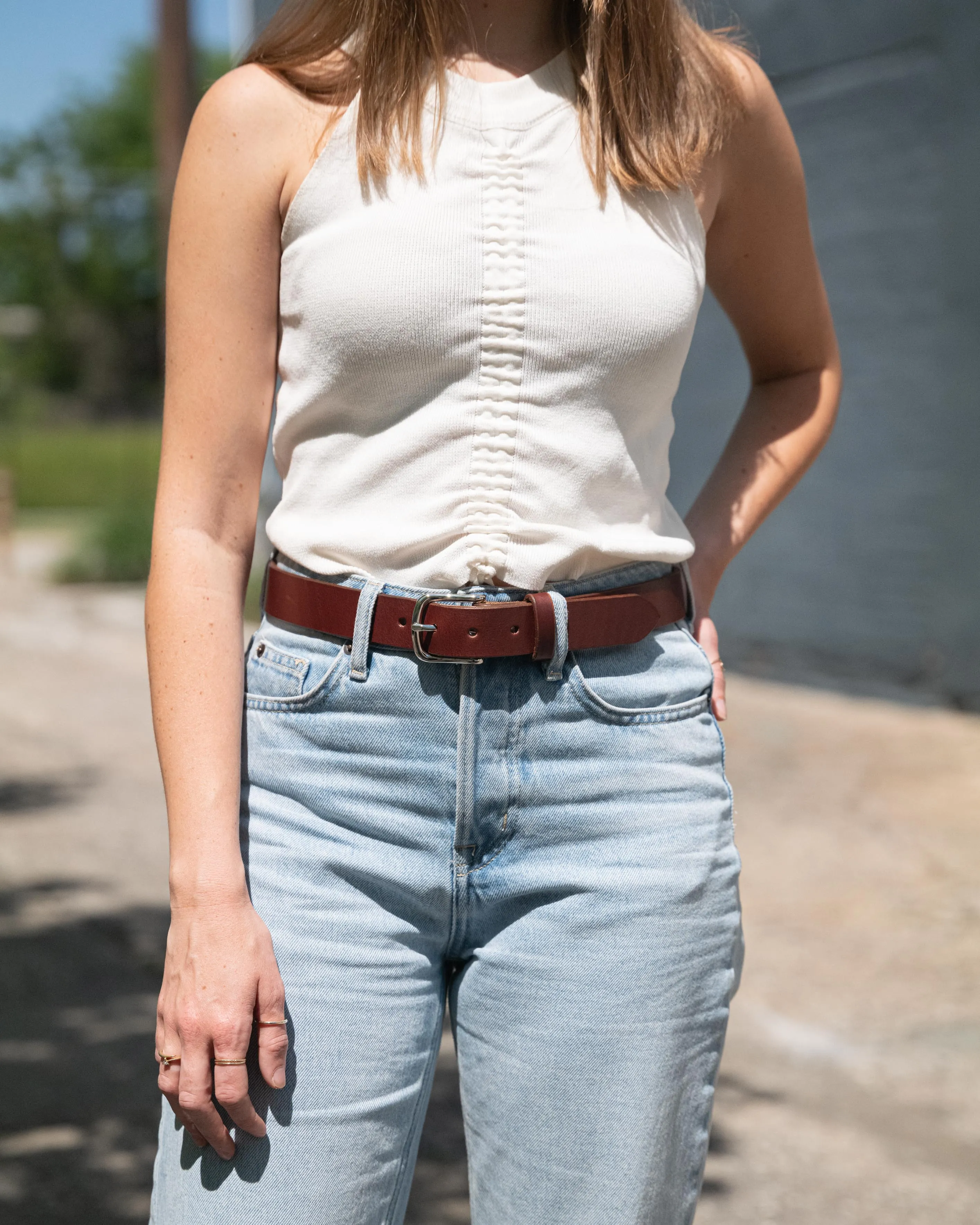 Brown Leather Belt