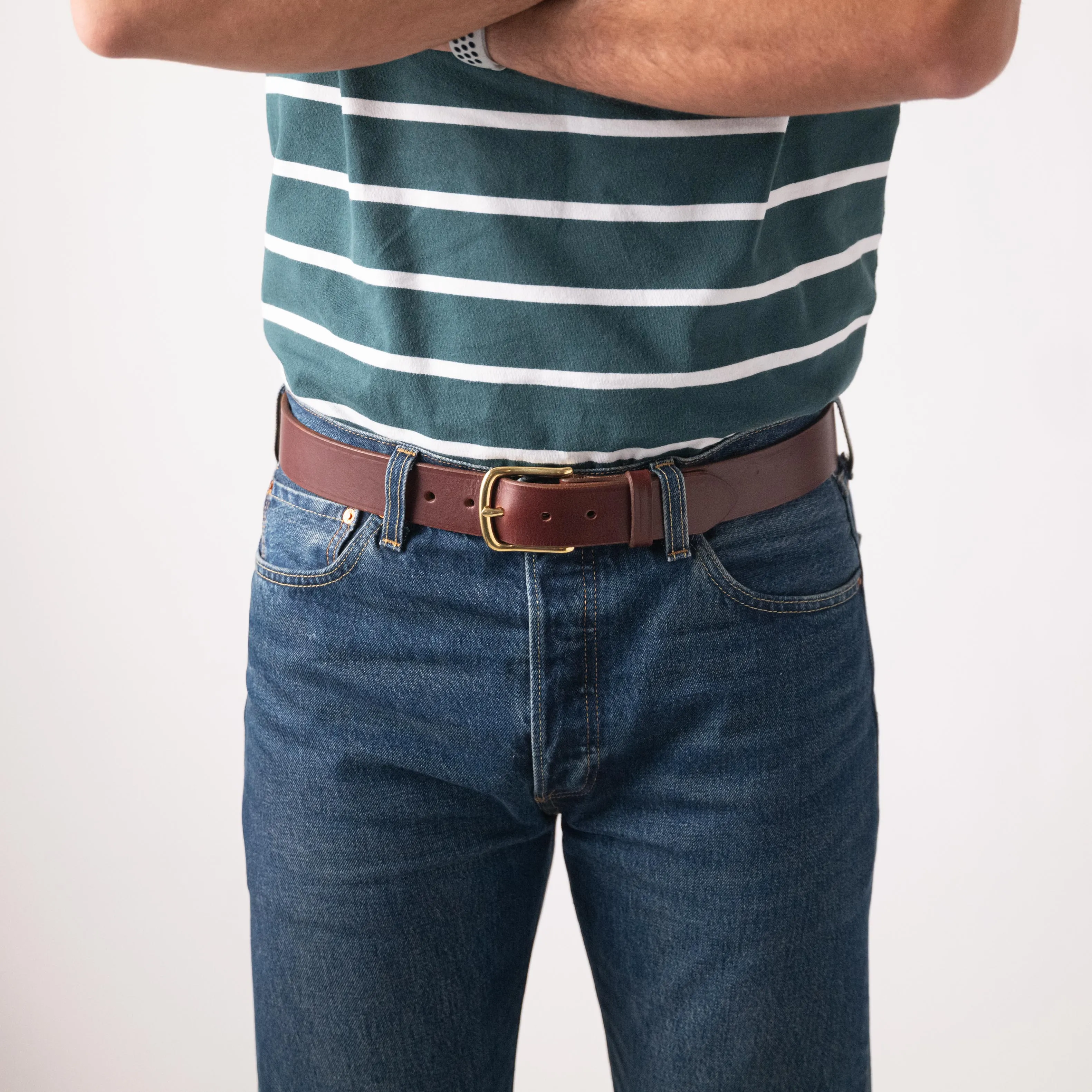 Brown Leather Belt