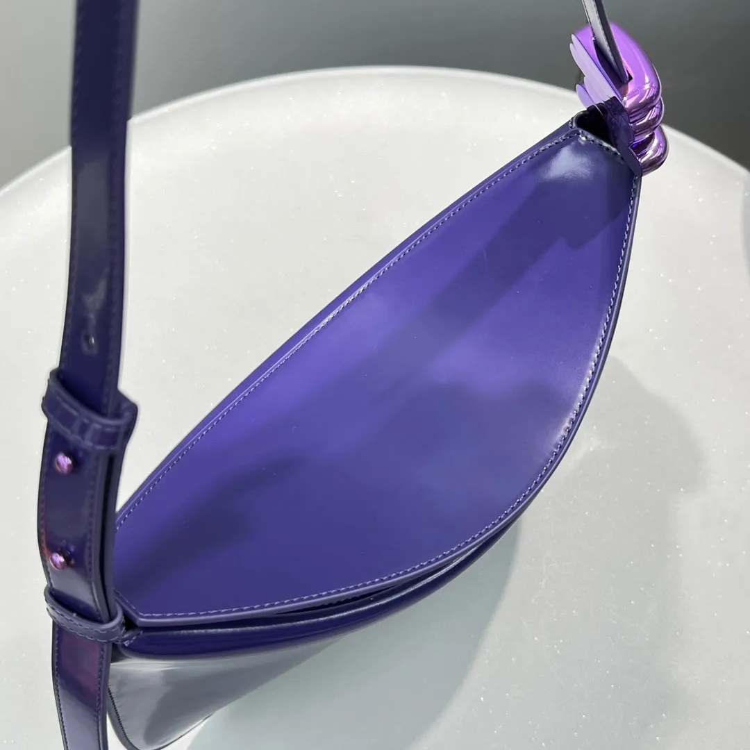 BV Flap Bag Violet, For Women, Bags 12.4in/31.5cm