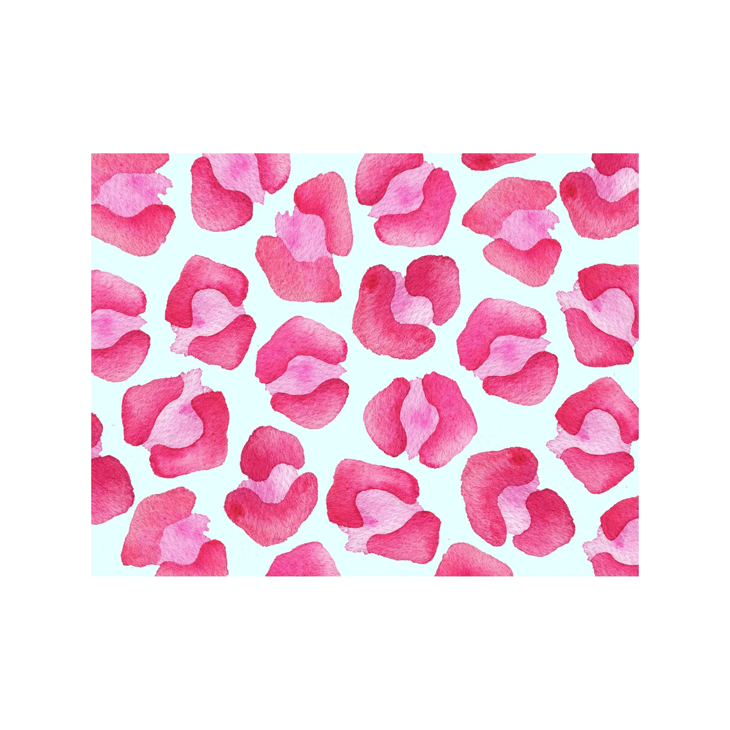 Cheetah Note Cards- Pink