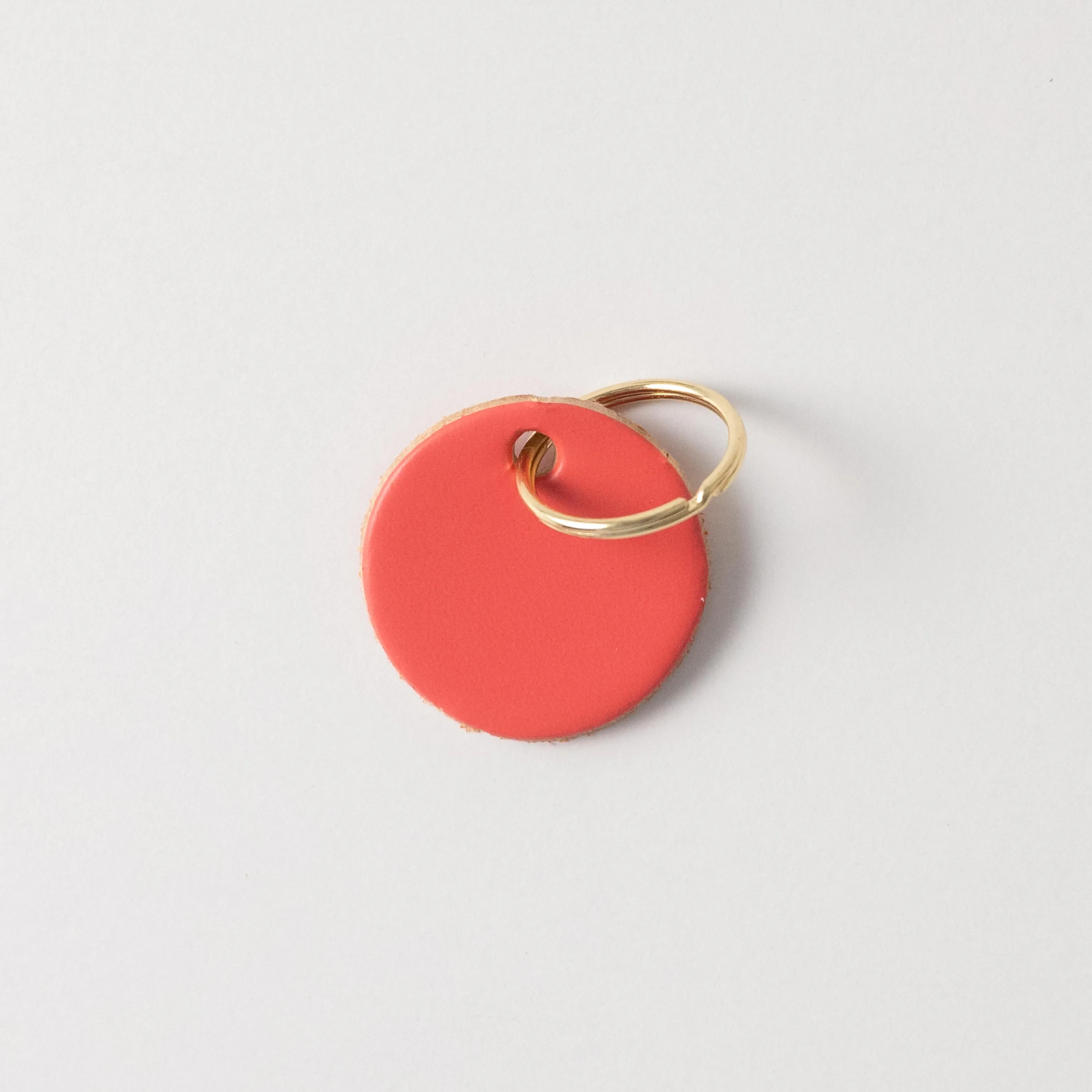 Coral Circle Key Fob