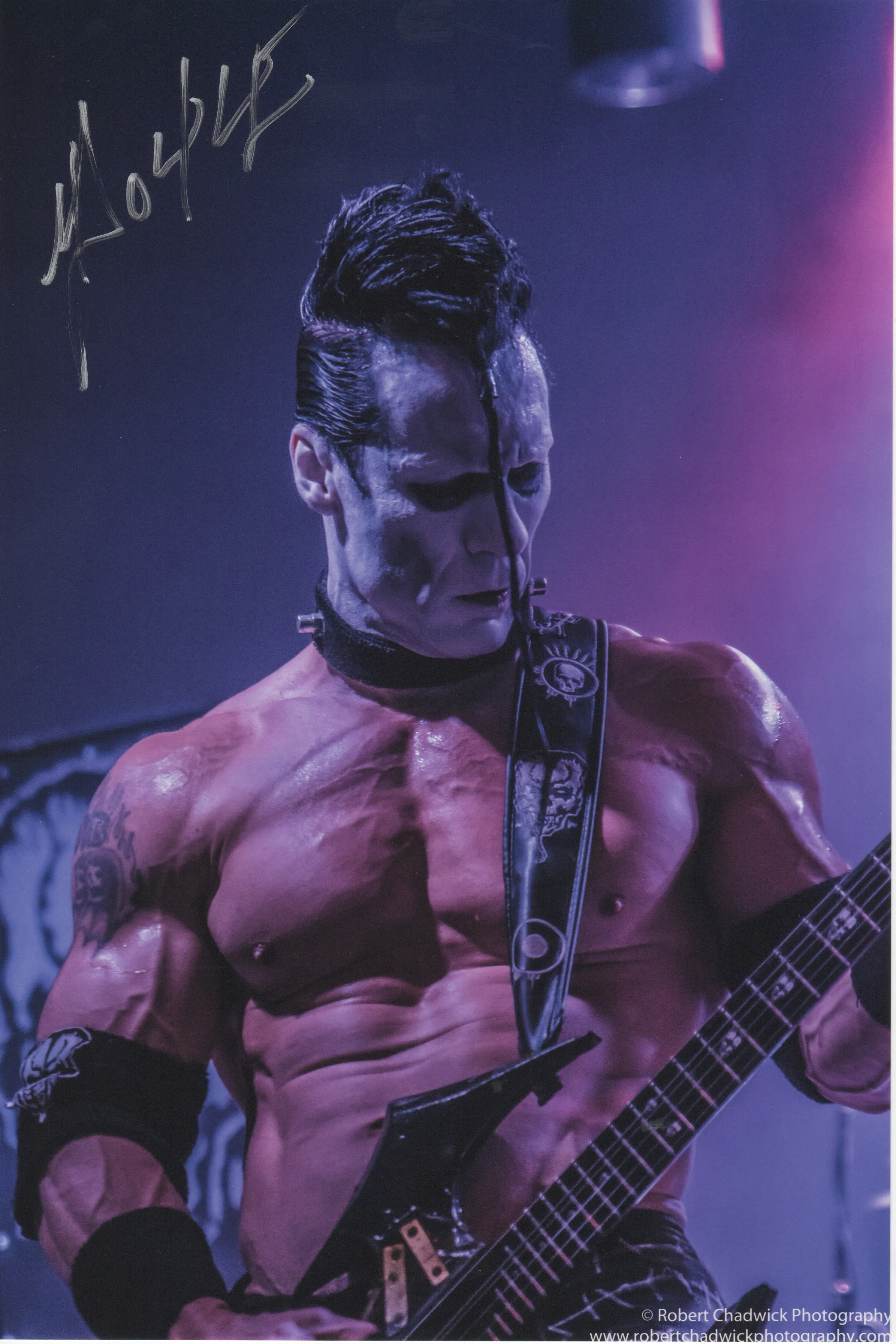 Doyle signed 8X10 Metallic print RC #3