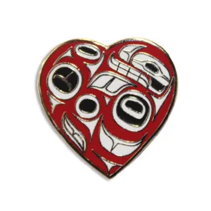 Enamel Pin - Heart by Ben Houstie, Bella Bella