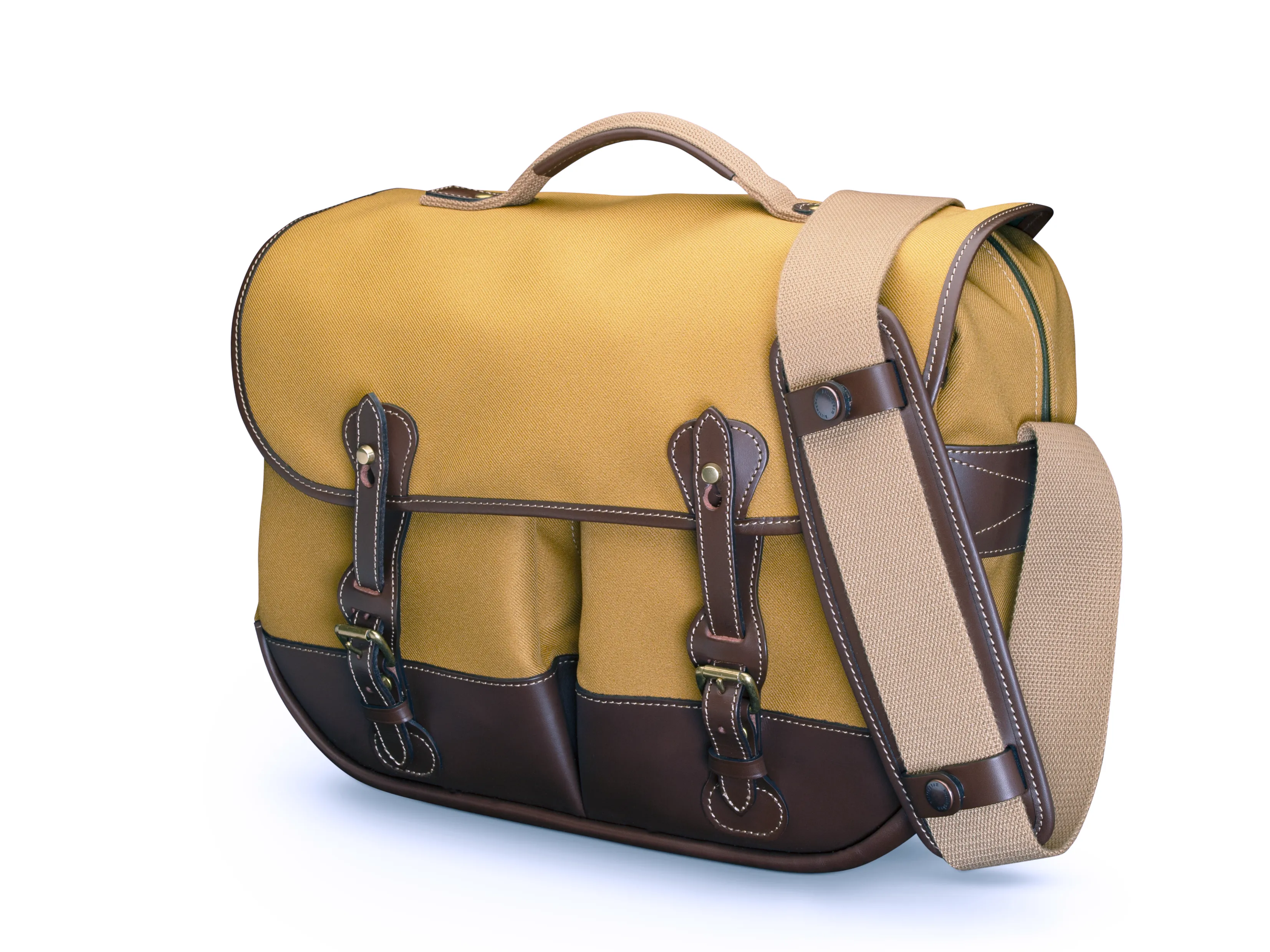 Eventer MKII Camera/Laptop Bag - Khaki FibreNyte / Chocolate Leather