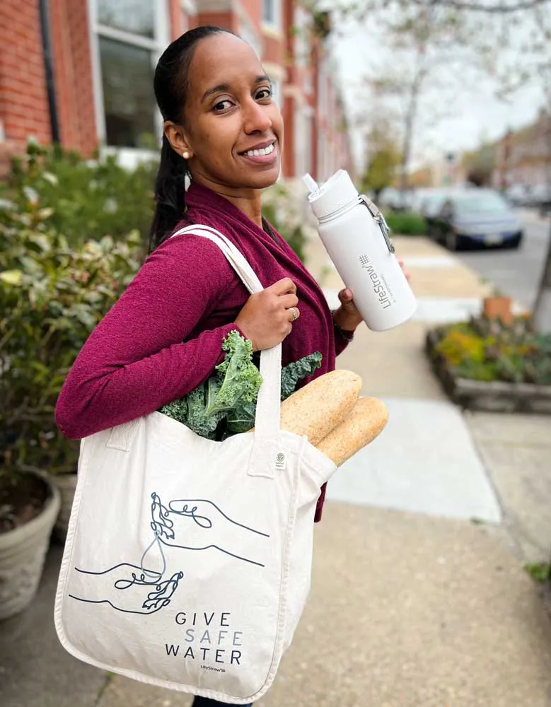 Give Safe Water Tote Bag