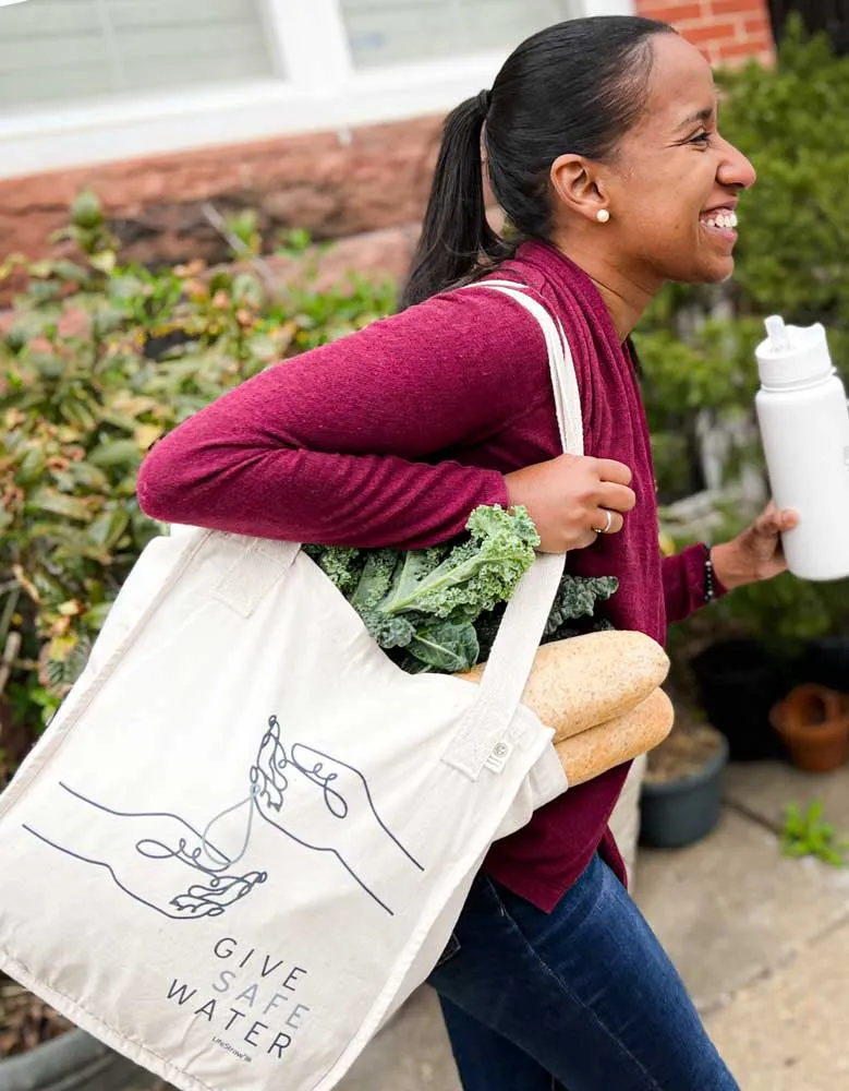 Give Safe Water Tote Bag