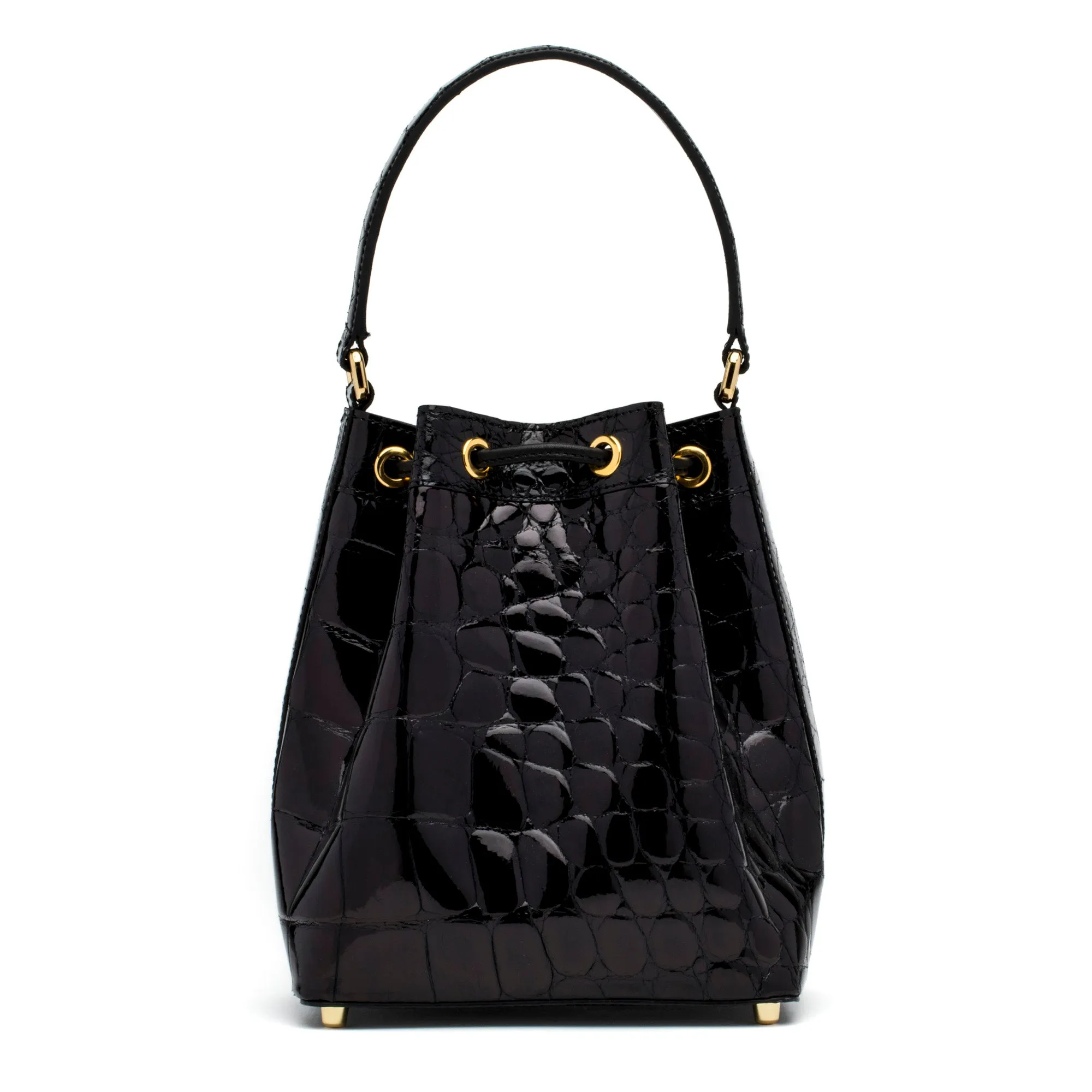 Isla Tote in Black Alligator