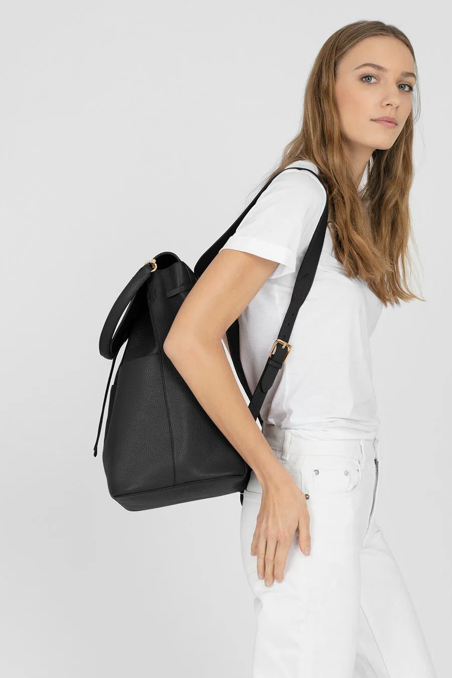 Large Leather Backpack