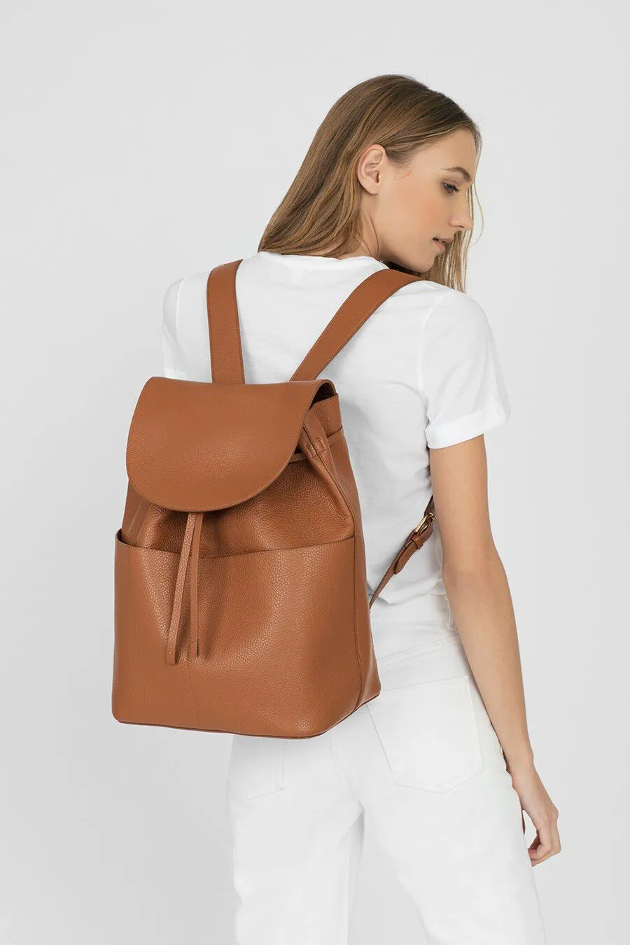 Large Leather Backpack