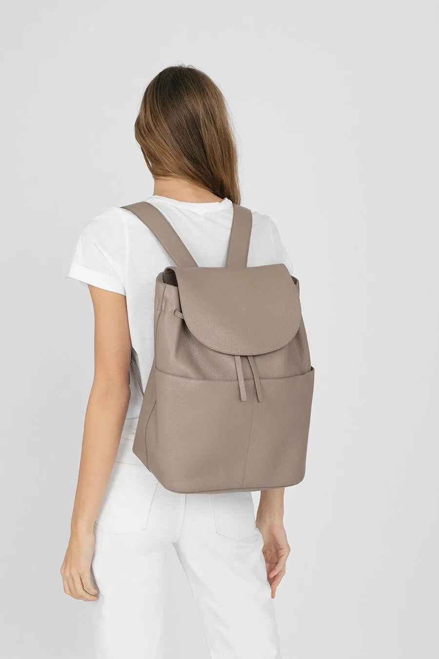 Large Leather Backpack