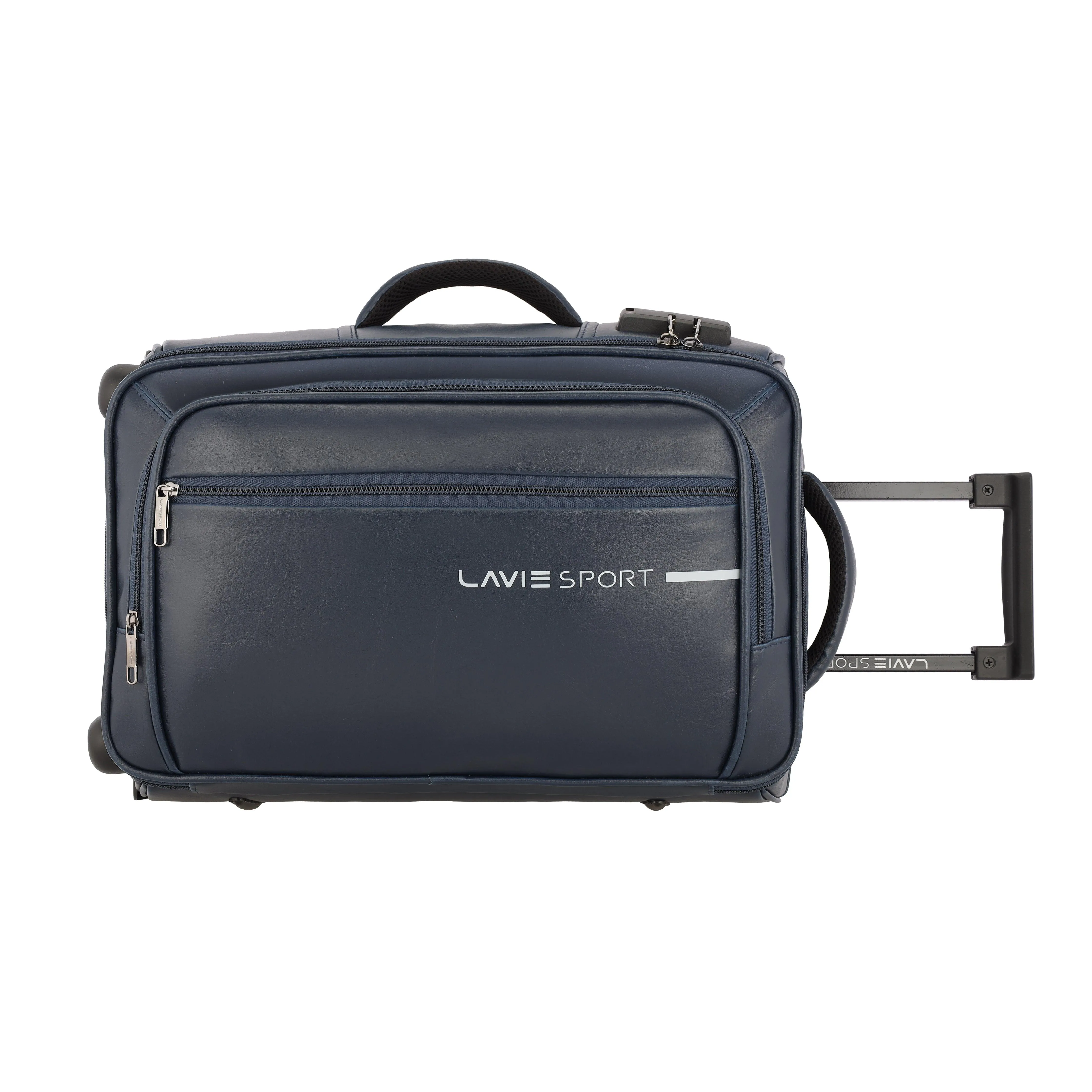 Lavie Sport 45 cms Premium Majestic NV Overnighter Laptop Trolley | Trolley Bag Navy