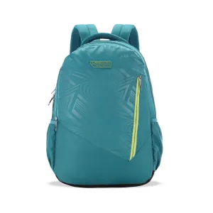 Lavie Sport Zeta Plus 31L Backpack with Raincover For Men & Women Teal