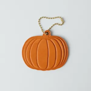 Leather Pumpkin Tag