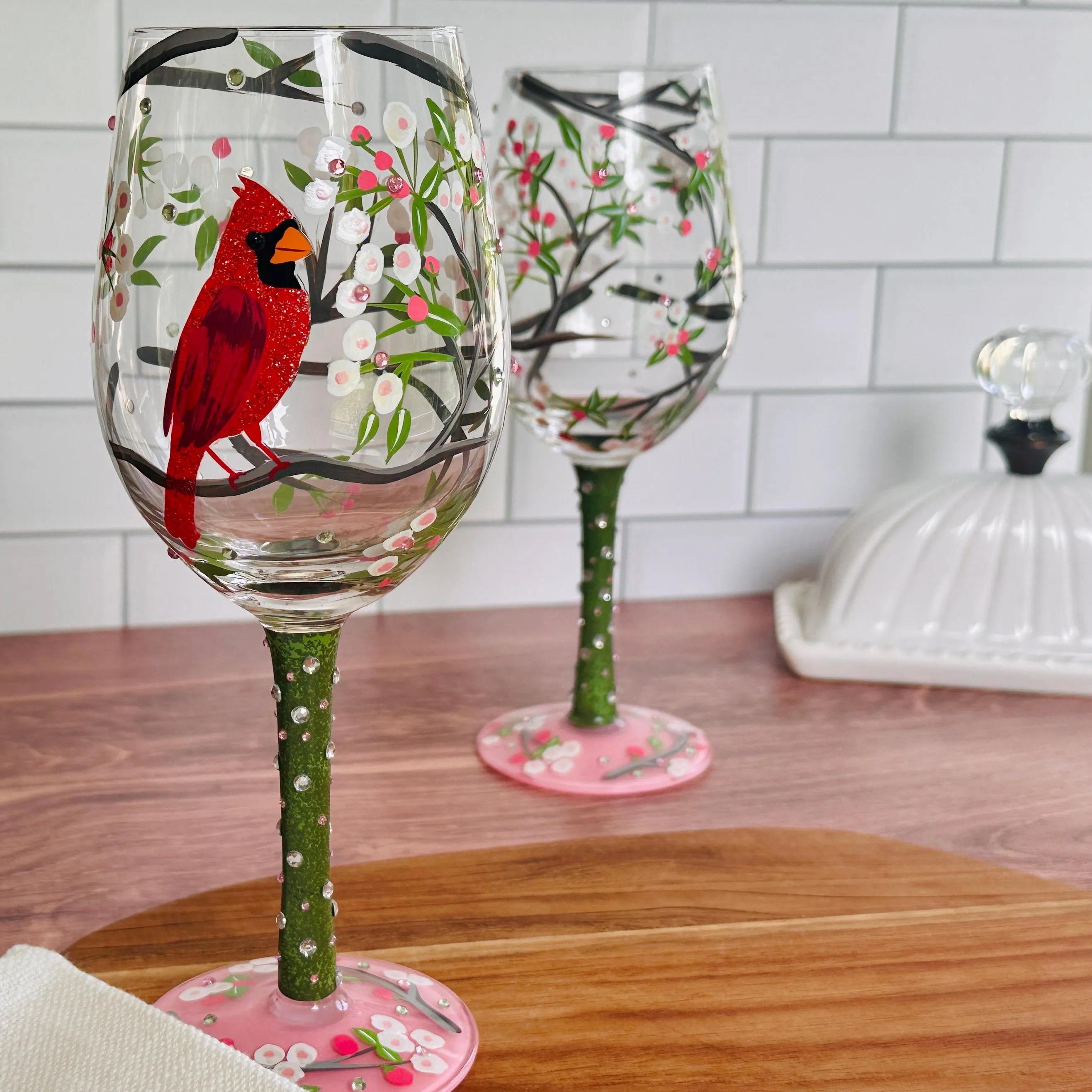 Lolita Set of 2 Cardinal Wine Glasses