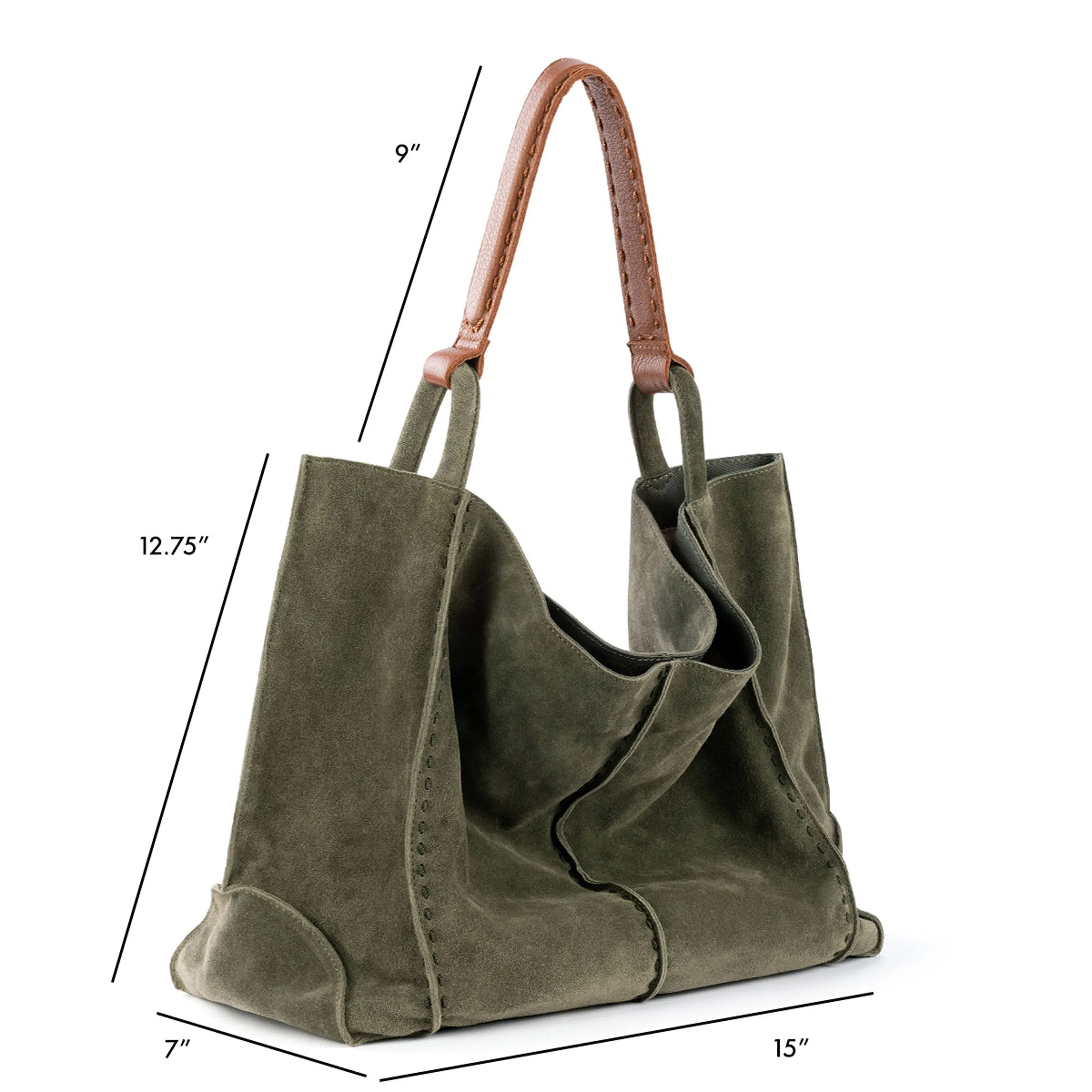 Los Feliz Extra Spacious Slouchy Large Tote Bag