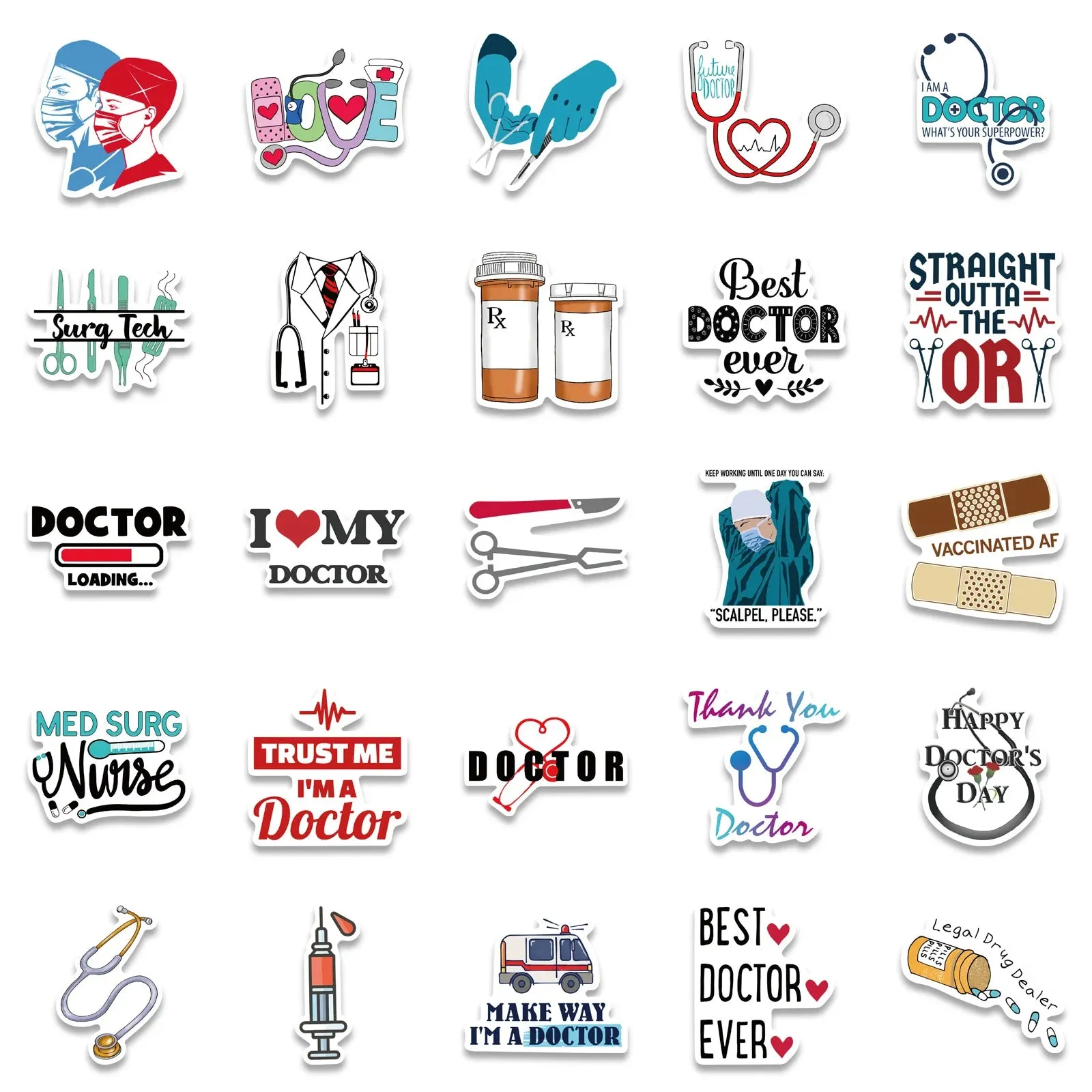 Medical Doctor Stickers