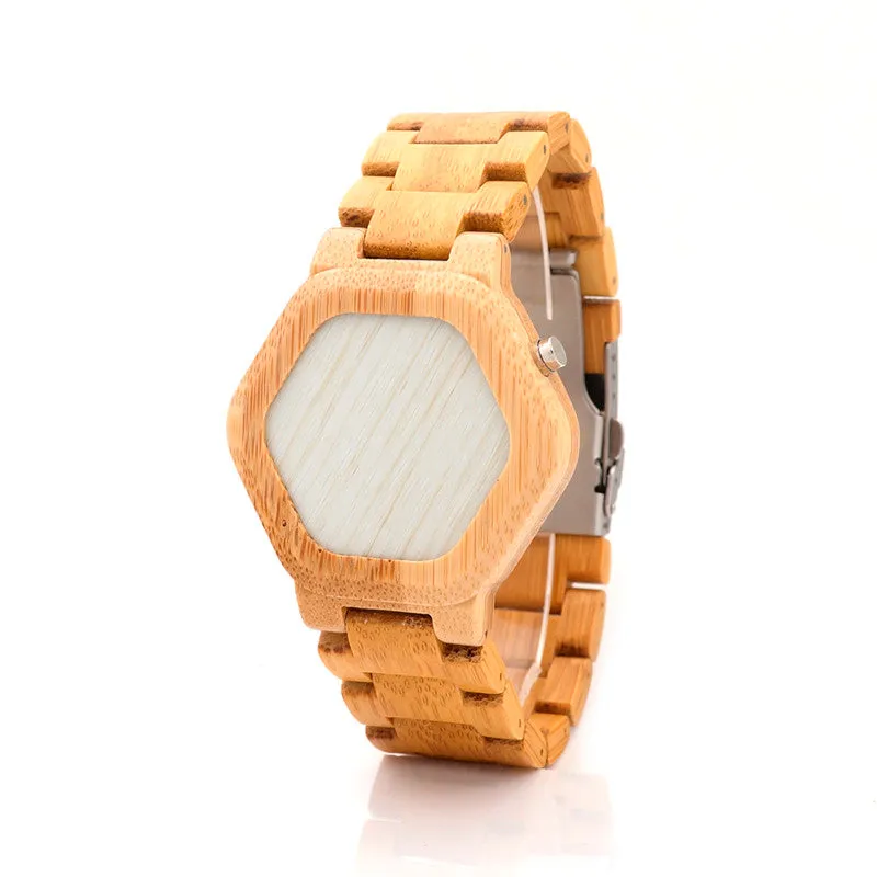 Men Unique Bamboo Wooden Watch