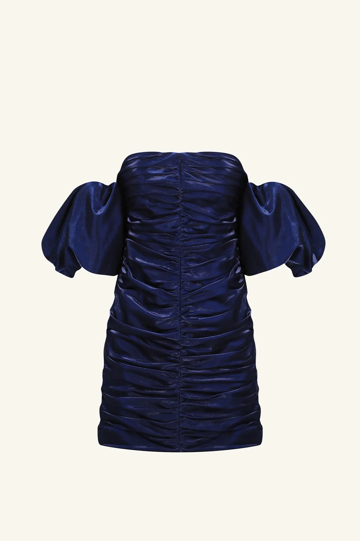 MIRAMARE RUCHED MINI DRESS - MIDNIGHT