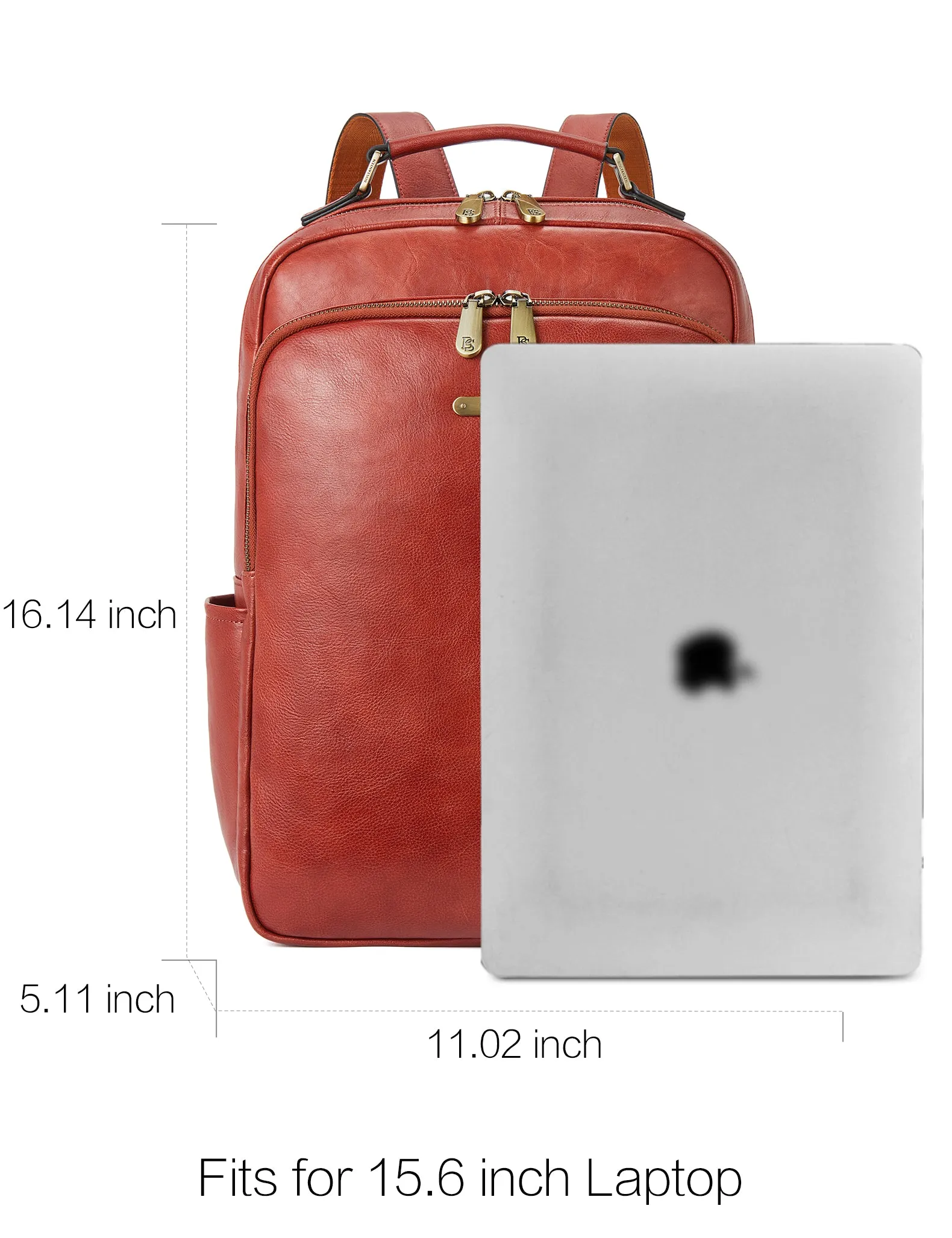 Multifunctional Designer Leather Backpack -- Big and Light