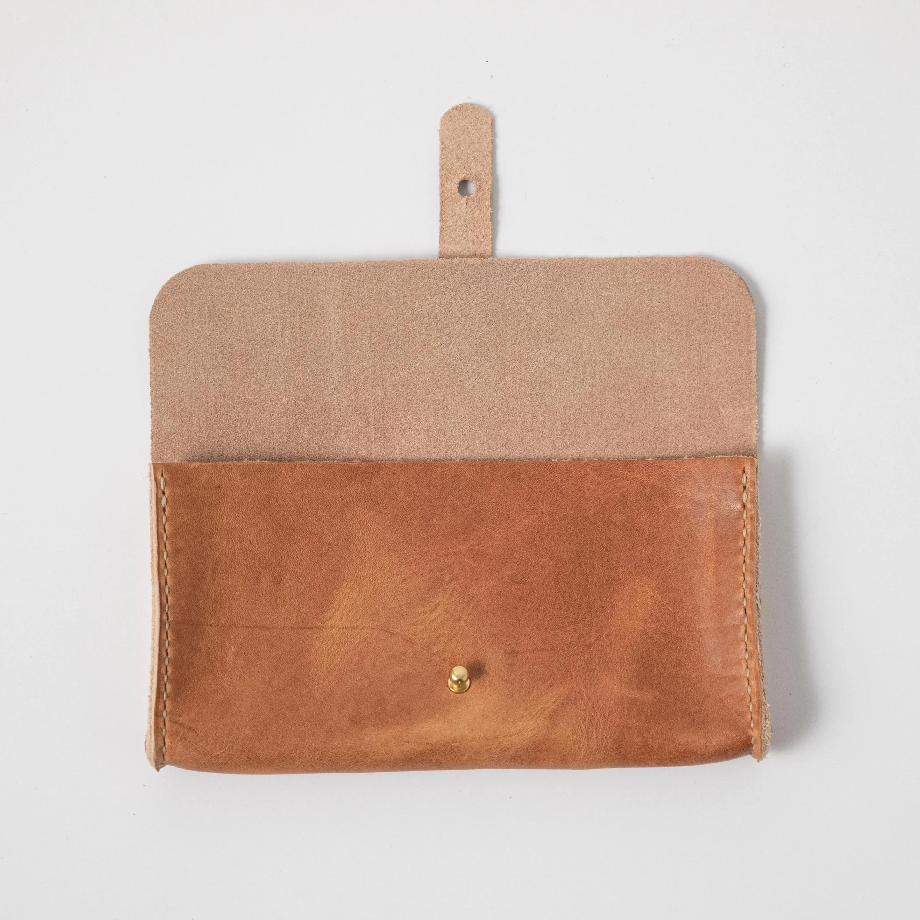 Natural Derby Clutch Wallet