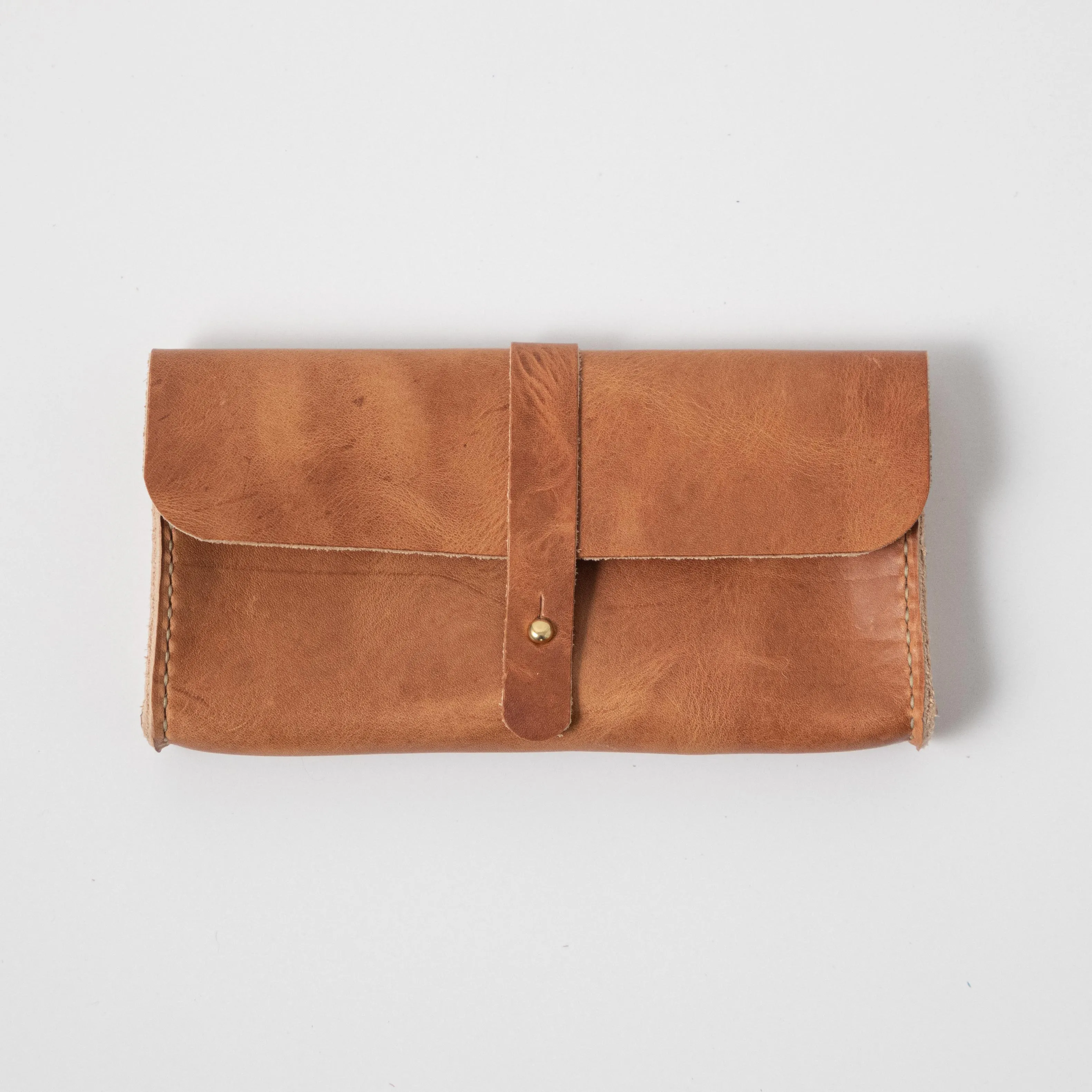 Natural Derby Clutch Wallet