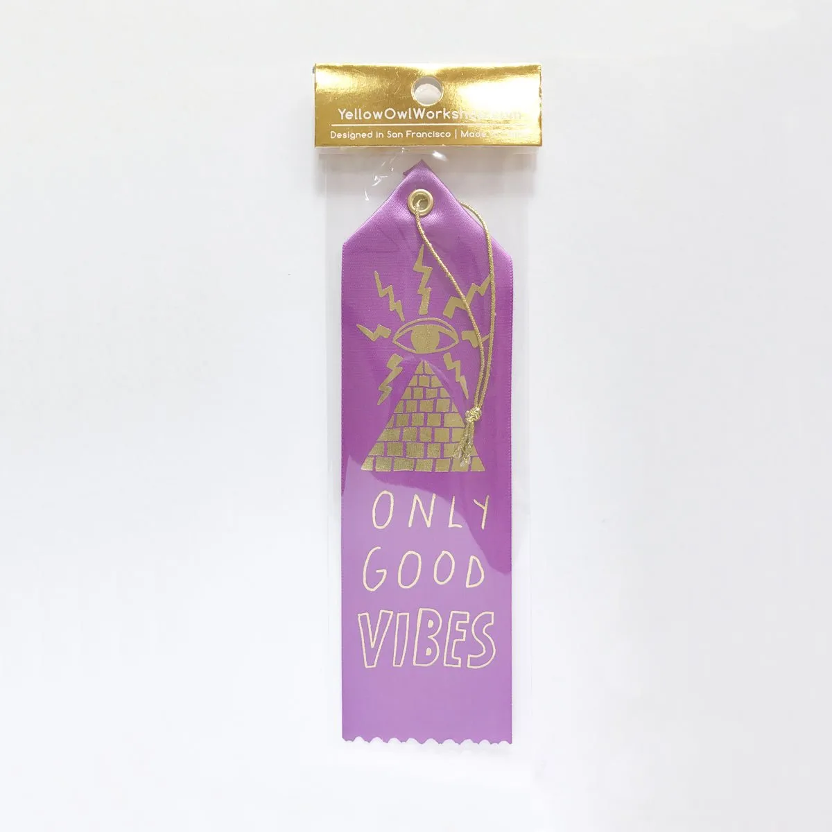 Only Good Vibes - Award Ribbon Card