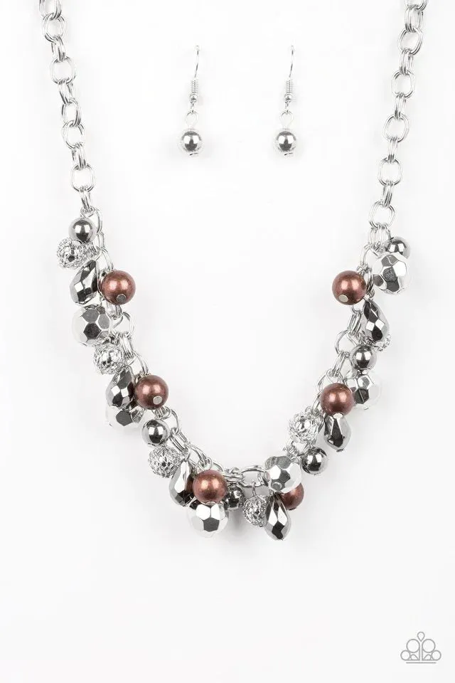 Paparazzi Necklace ~ Building My Brand - Silver