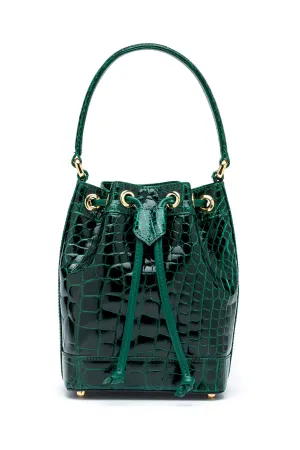 Petite Isla Tote in Emerald Green