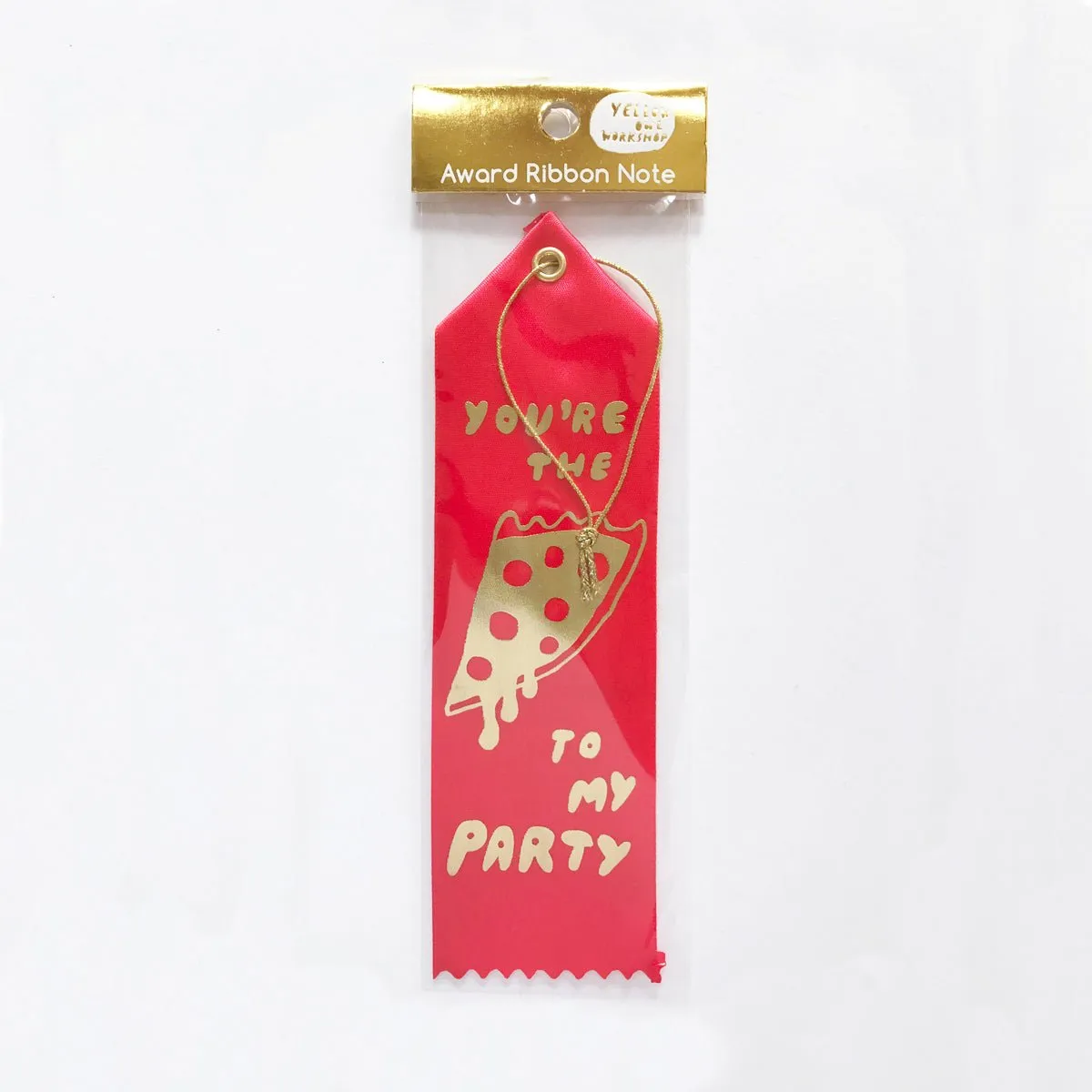 Pizza to My Party - Award Ribbon Card