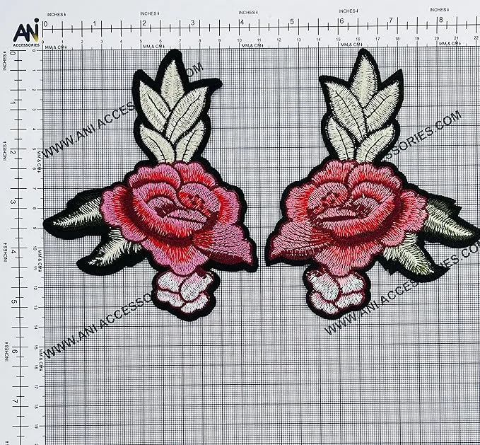 Pleasant Rose Design Patch