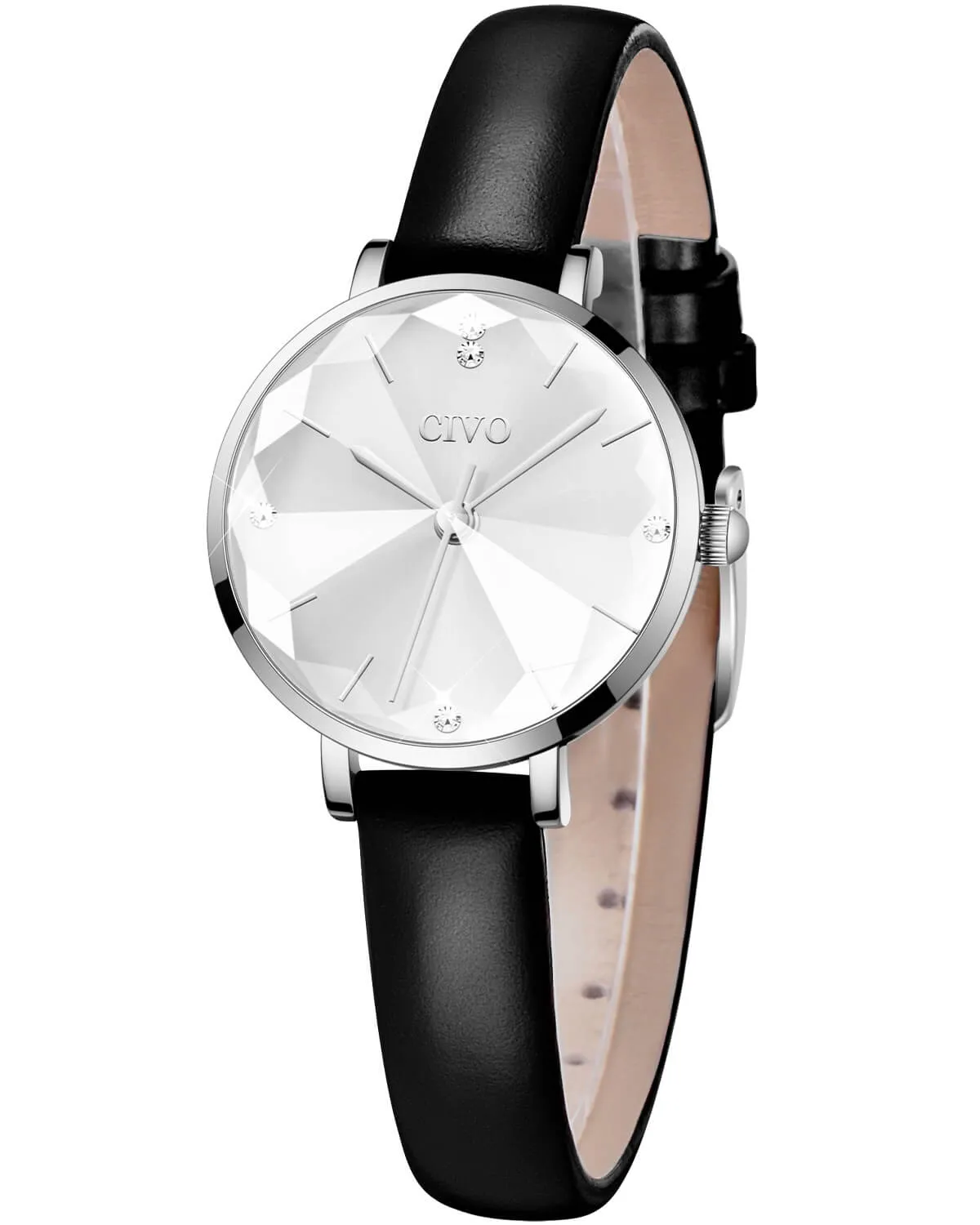 Quartz Women Watch | Leather Band | CIVO 8128C