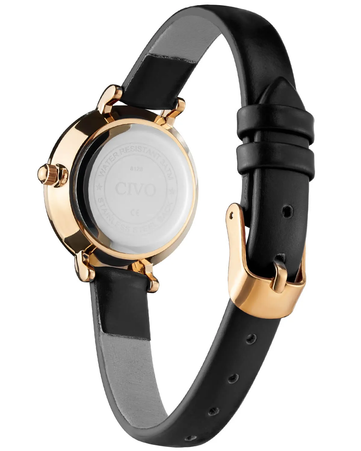 Quartz Women Watch | Leather Band | CIVO 8128C