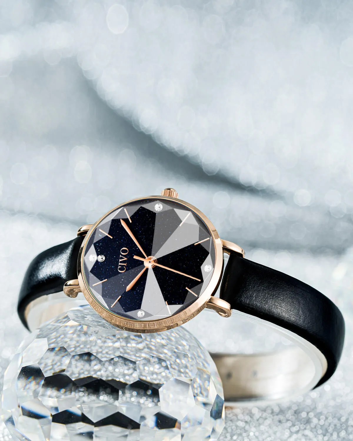 Quartz Women Watch | Leather Band | CIVO 8128C