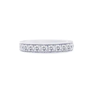 Shared-prong Bead-set 1.50 Carat Diamond Eternity Wedding Band